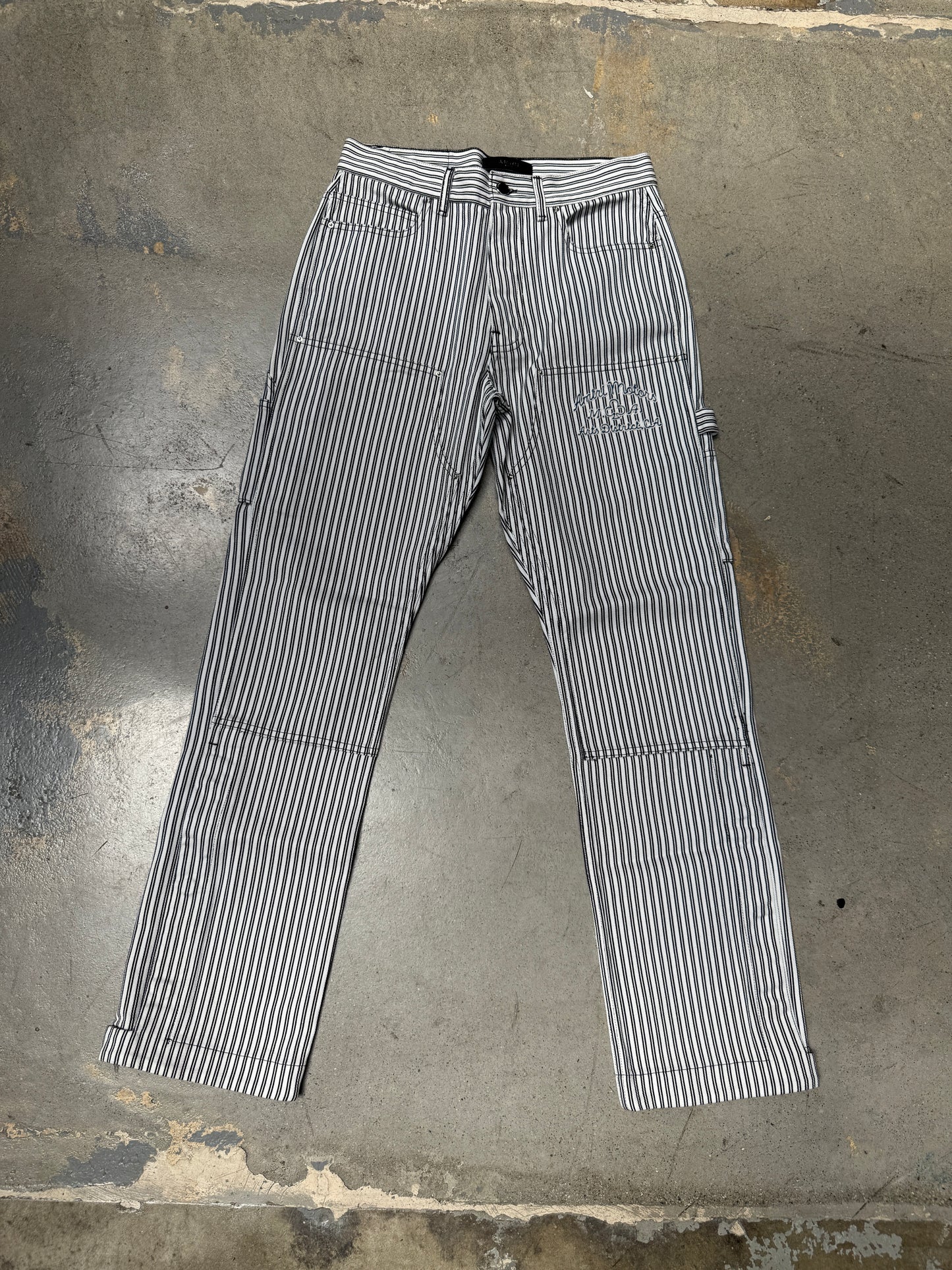 Amiri Motors Carpenter Pants Pinstripe Size 30 (46)