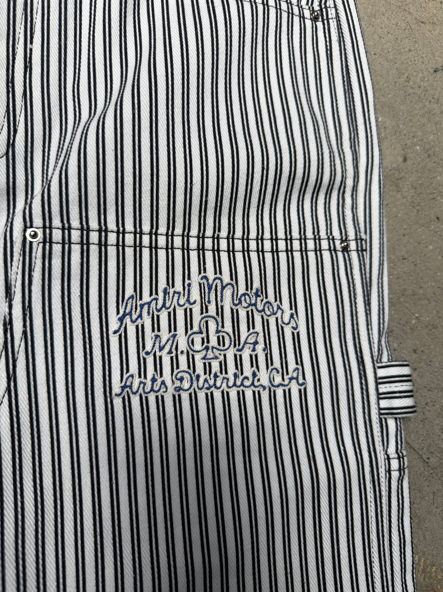 Amiri Motors Carpenter Pants Pinstripe Size 30 (46)