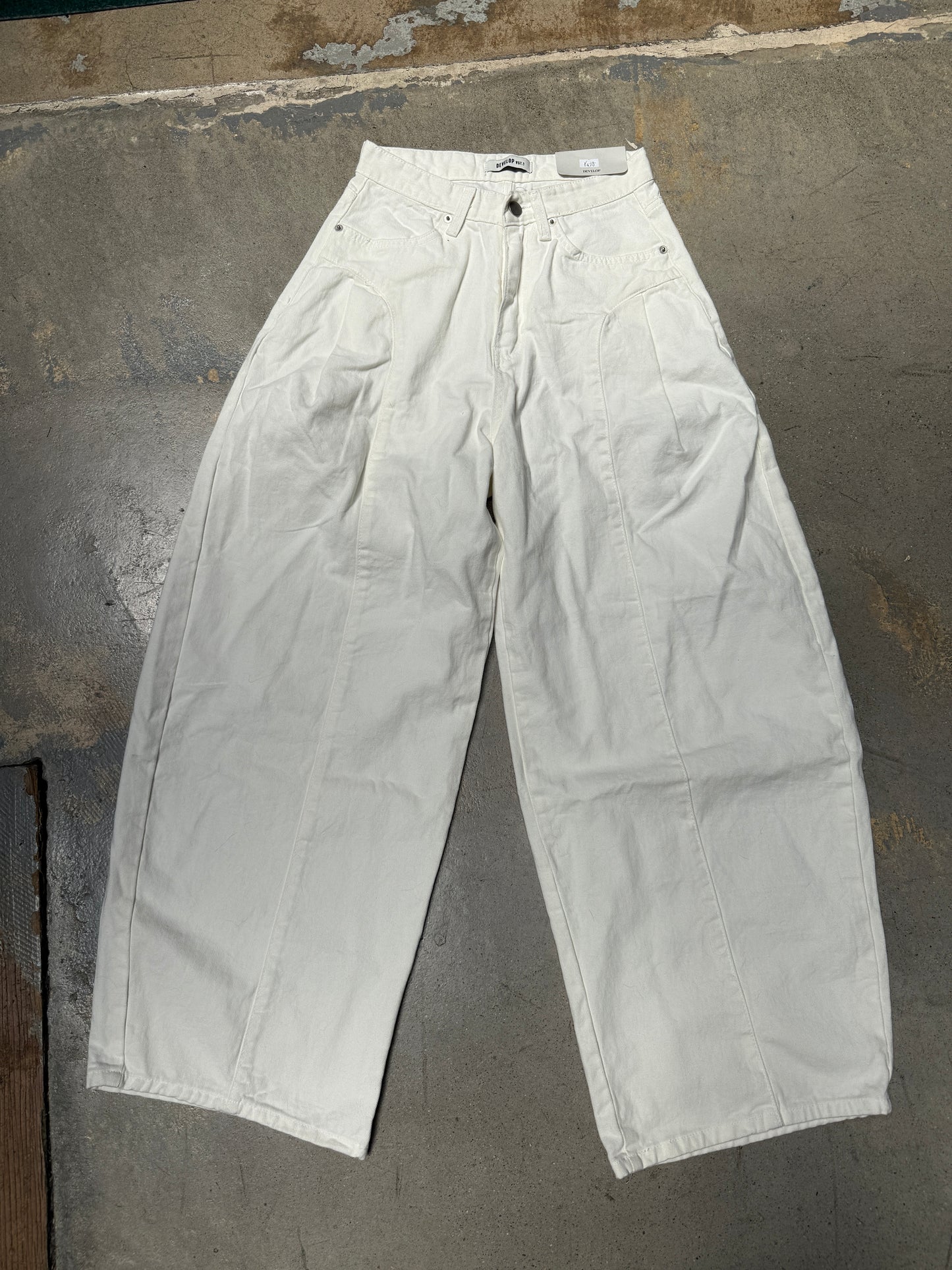 Women's Develop Forty Side Tuck Mega Wide Pants Size 24/25 (S)