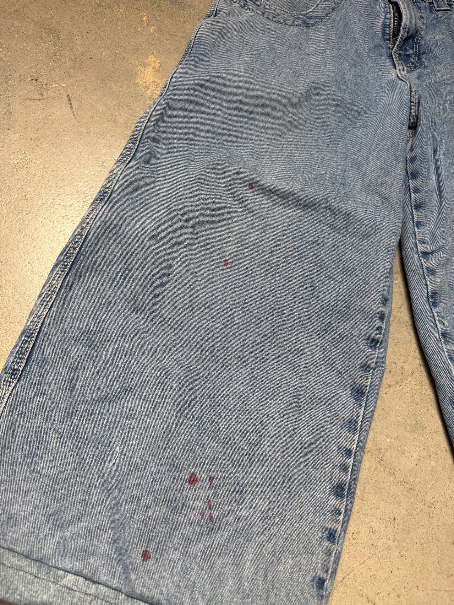 JNCO 101 Twin Cannon Jeans Vintage Blue 34x26 (Pre-Owned)