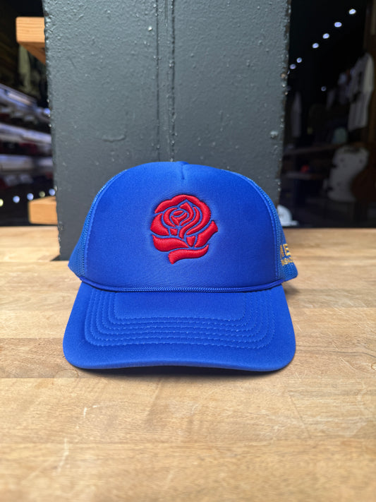 Neo Rose Trucker Snapback Royal Blue