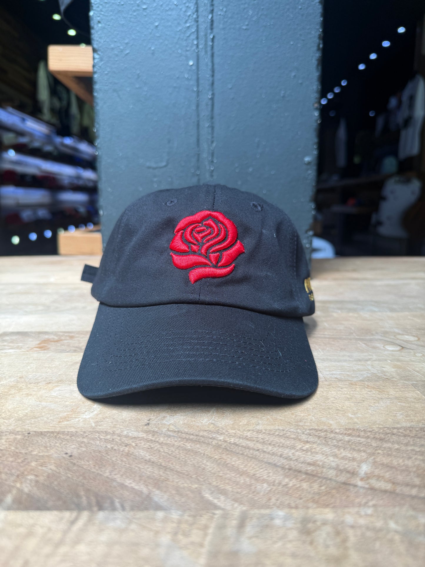 Neo Classic Rose Dad Hat True Black