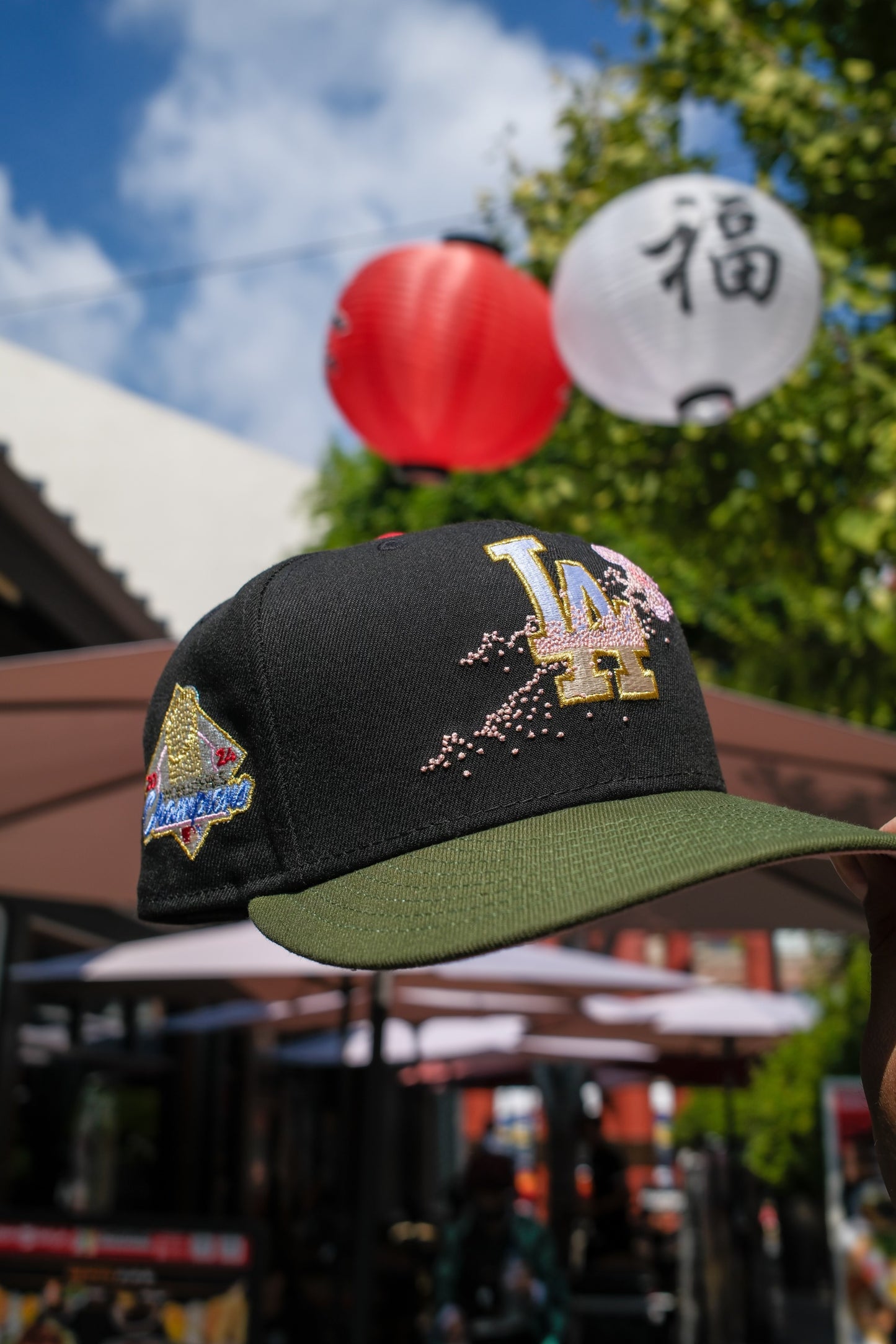 New Era LA Dodgers Little Tokyo 5950 Black/Olive