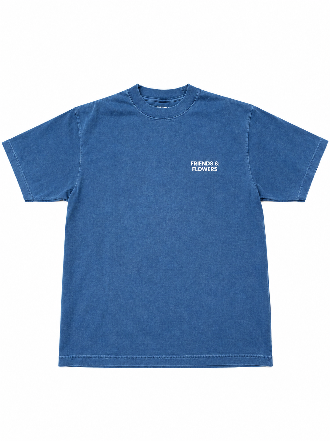 LA Flowers T-Shirt Washed Blue