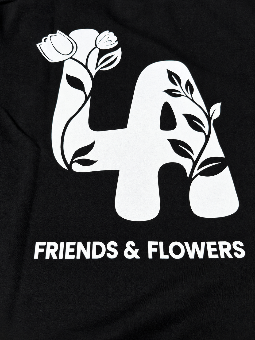 LA Flowers T-Shirt Black