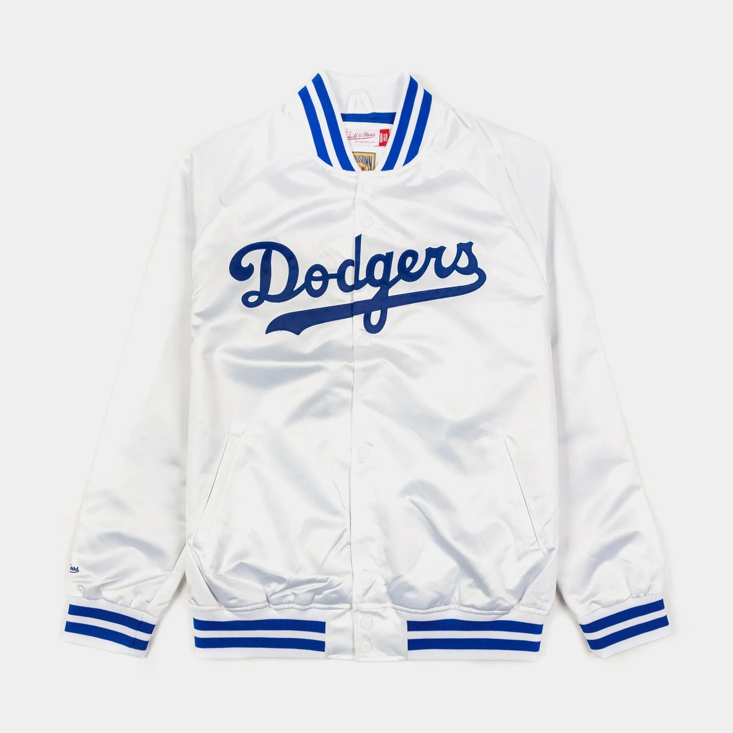 Mitchell & Ness Los Angeles Dodgers Lightweight Satin Jacket White