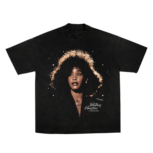 Popcxrn Whitney Houston T-Shirt Black
