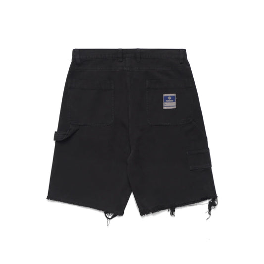 Metalwood Cut Off Carpenter Shorts Black 34