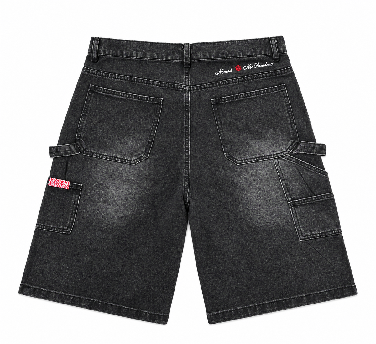 Nomad x Neo Baggy Double knee Carpenter Jorts Black