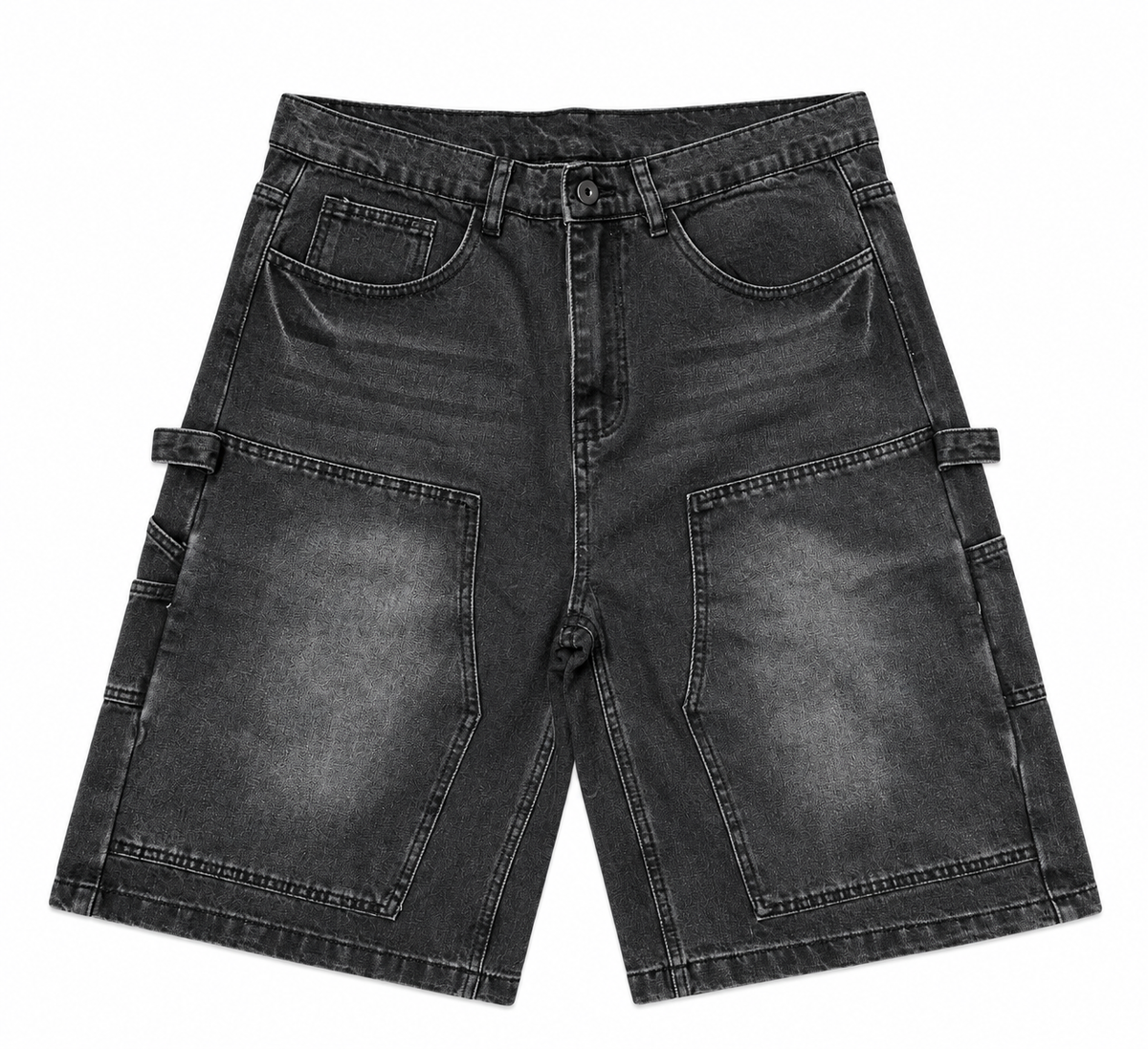 Nomad x Neo Baggy Double knee Carpenter Jorts Black