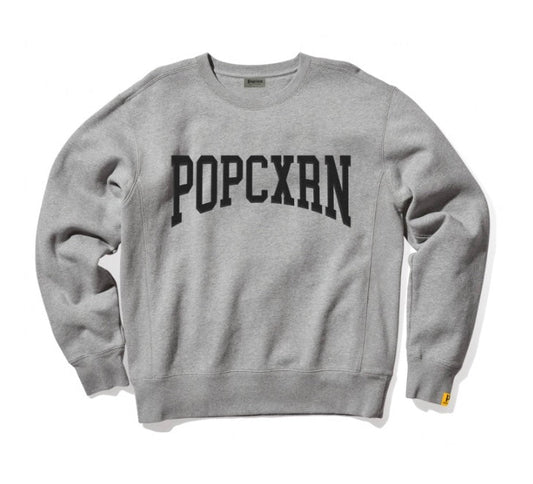 Popcxrn Varisty Crewneck Heather Grey