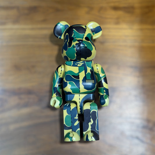 Bape Bearbrick Medicom  Green Camo 400% (Displayed)