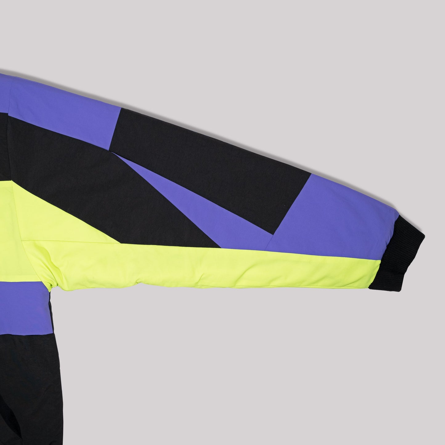 Sango 90's Team Jacket  Lavender Blue / Neon Lime / Midnight Black