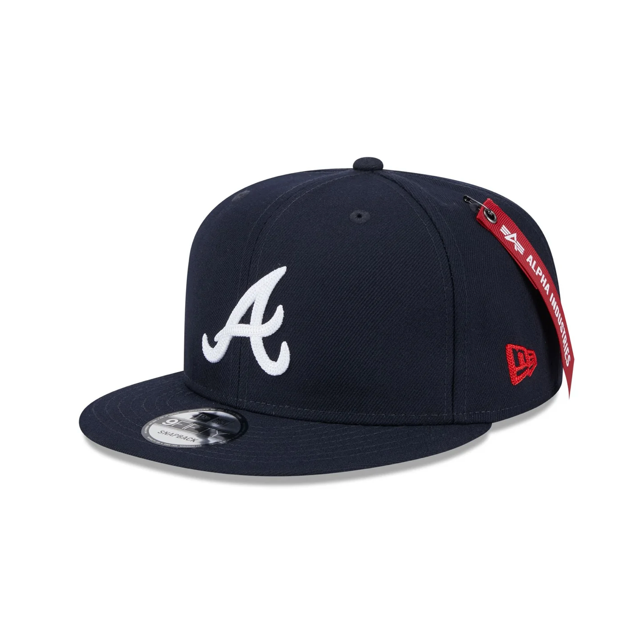 New Era Atlanta Braves x Alpha Industries 9Fifty Snapback Navy