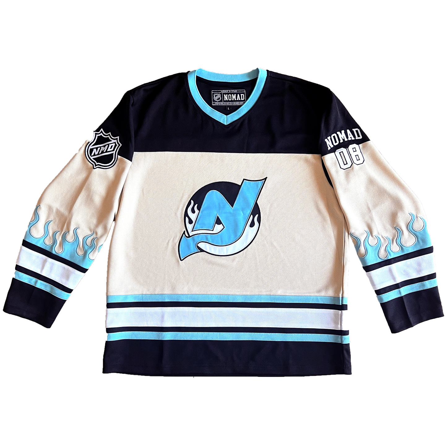 Nomad Hockey Jersey Black/Cream