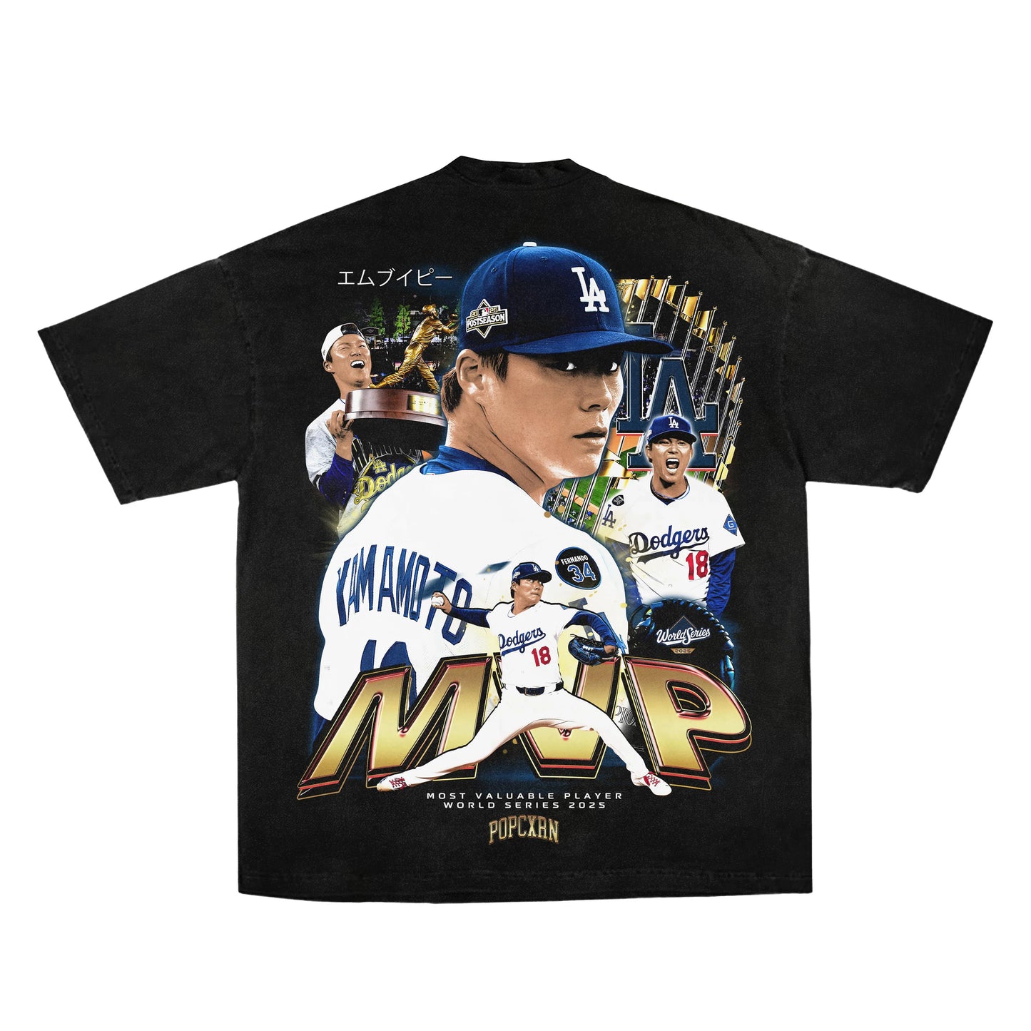 Popcxrn MVP Yoshi T-Shirt Black
