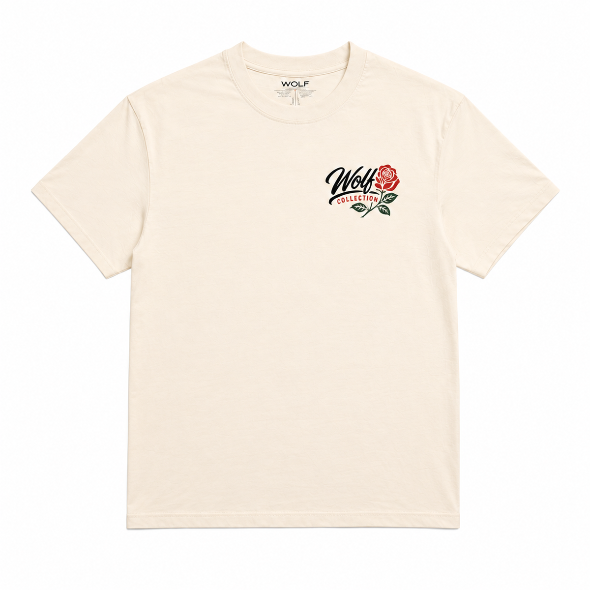 Wolf Collection Pasadena Streets Rose T-Shirt Cream