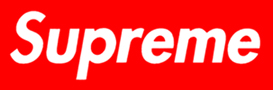 Supreme box logo sticker Red