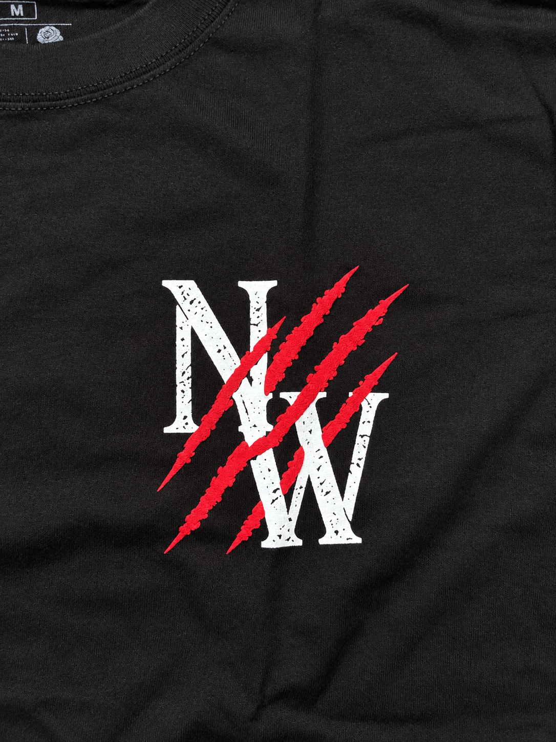 Wolf Collection x Neo Collab Cropped T-Shirt Black