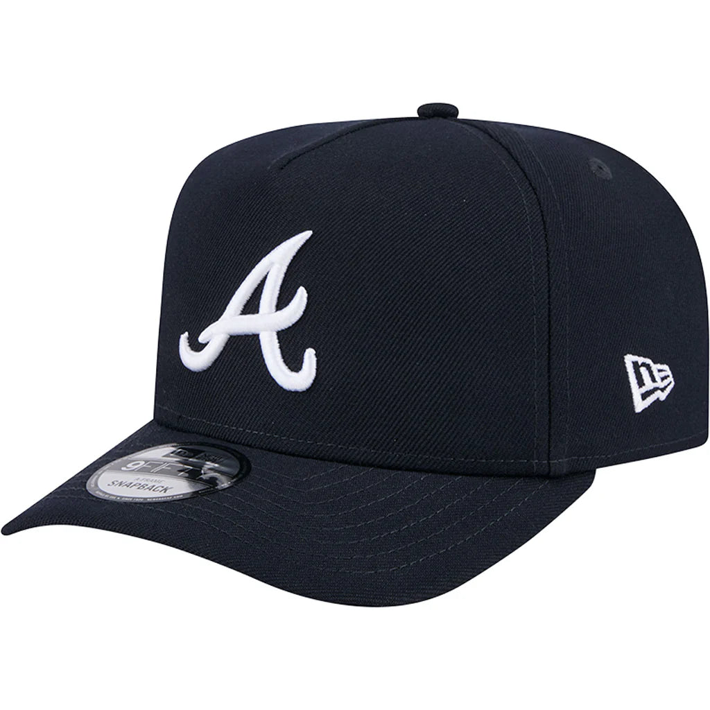 New Era Atlanta Braves 9fifty A-Frame Navy Snapback OS