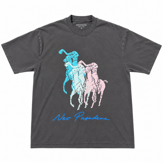 Knightmare x Neo Horsemen T-Shirt Charcoal