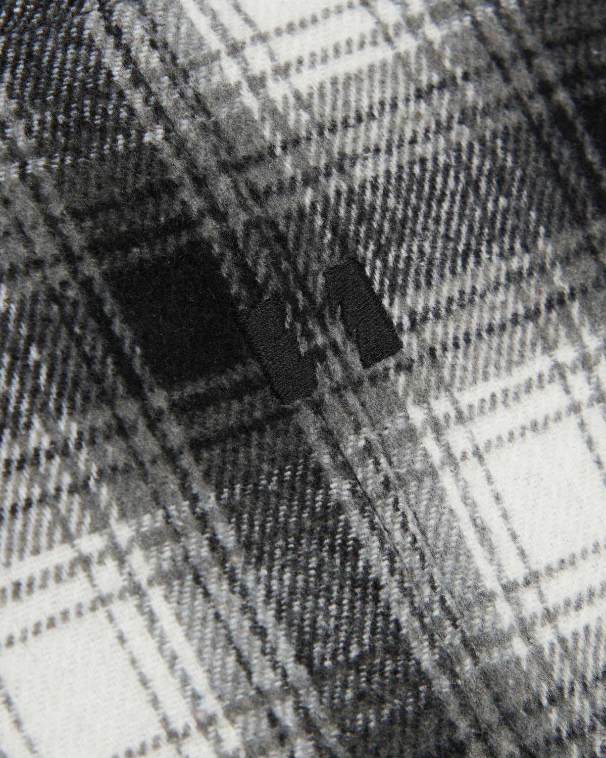 The Hundreds Monochrome Plaid Trench Coat Jacket (Large) (Pre-Owned)