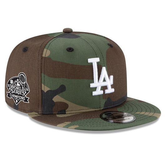 New Era Los Angeles Dodgers 9FIFTY 2024 World Series Champions Hat Snapback Camo