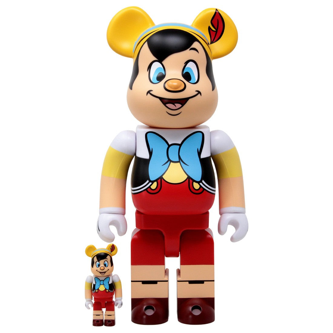 Bearbrick x Disney Pinocchio Set 400% & 100%