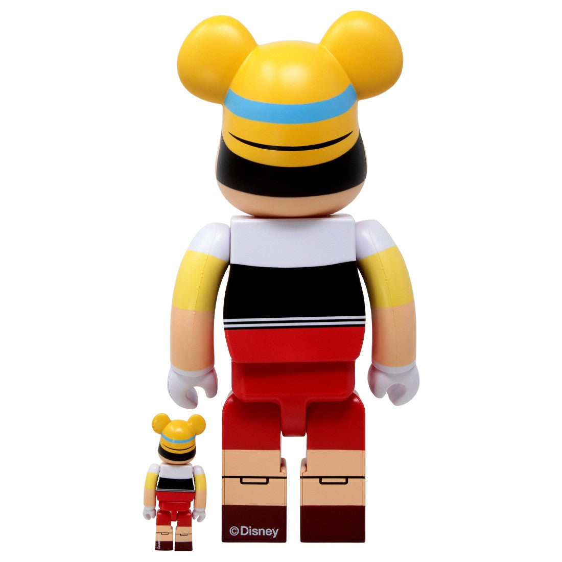 Bearbrick x Disney Pinocchio Set 400% & 100%