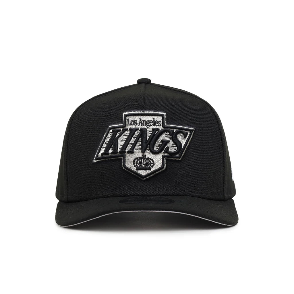 New Era Los Angeles Kings Crest Logo 9Fifty A-Frame Snapback Black