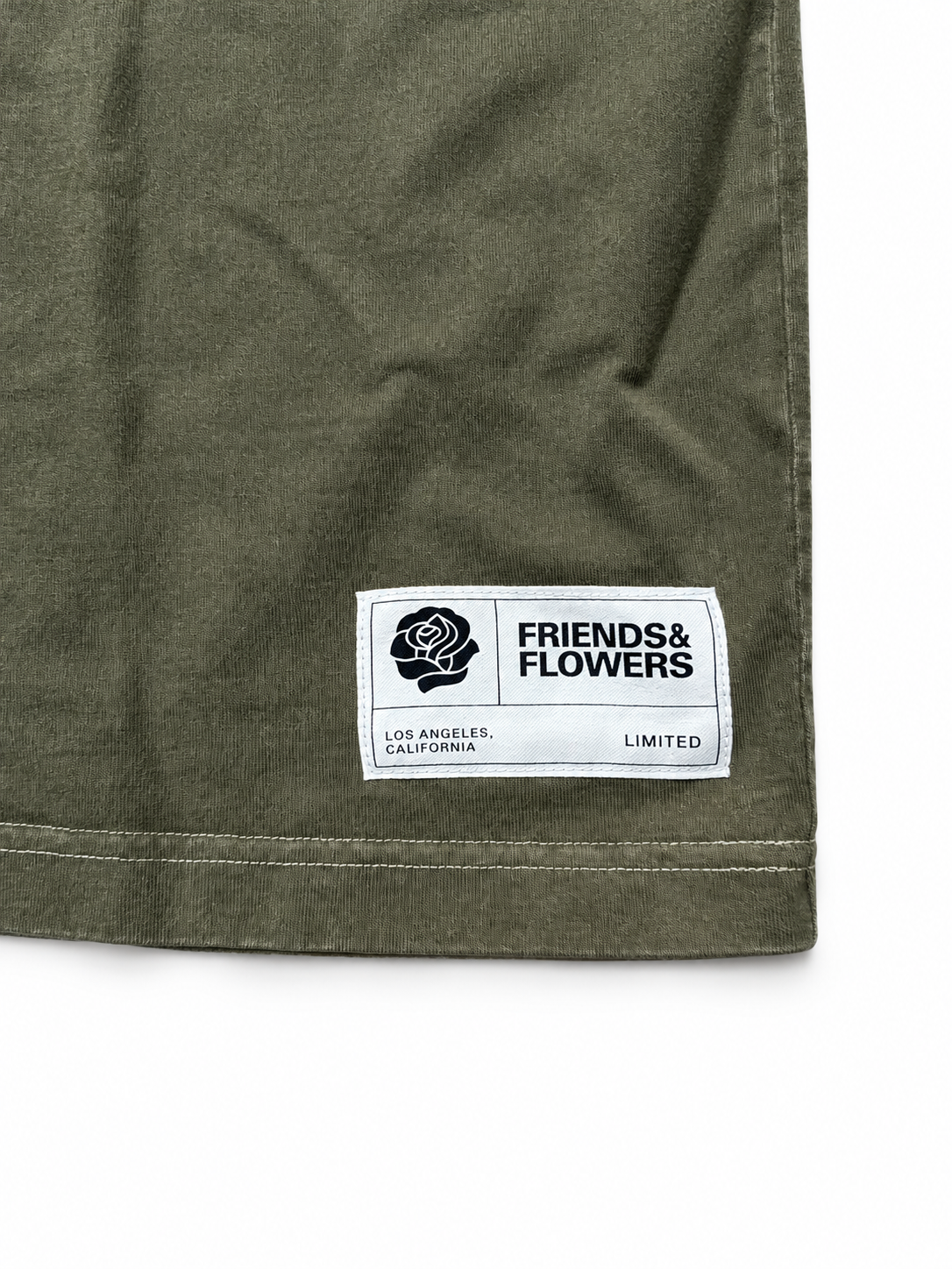 Premium Label T-Shirt Vintage Wash Olive