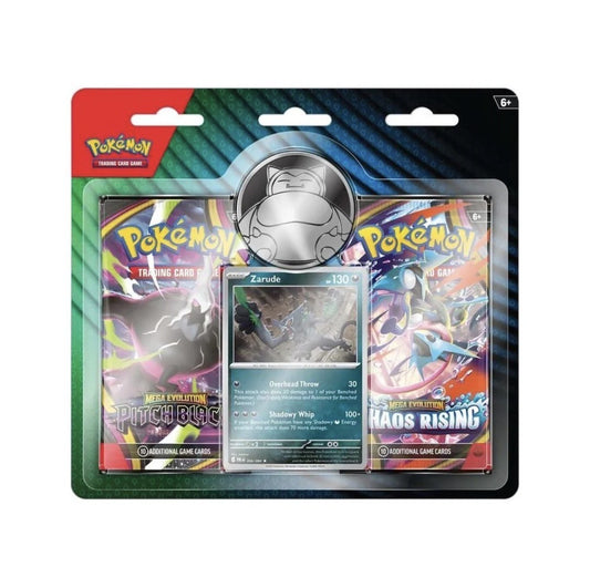 Pokemon Zarude Pitch Black Chaos Rising 2-Pack Blister