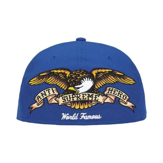 Supreme x Antihero New Era 5950 Fitted Hat Royal Blue 7 1/2