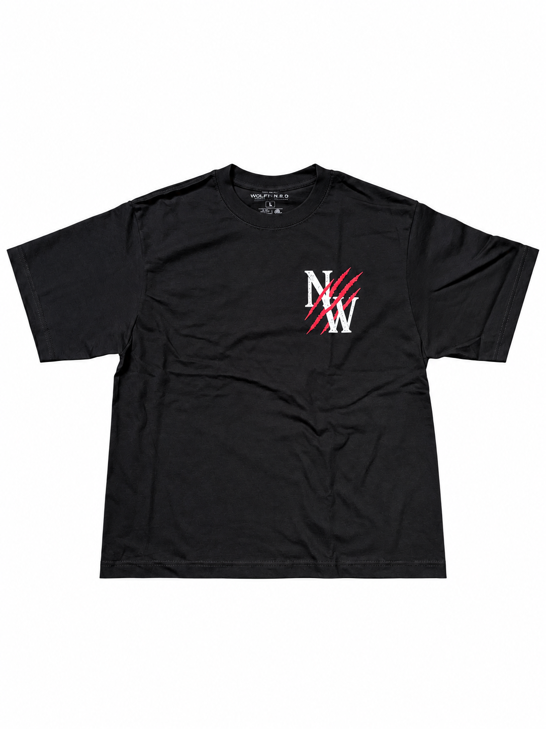 Wolf Collection x Neo Collab Cropped T-Shirt Black